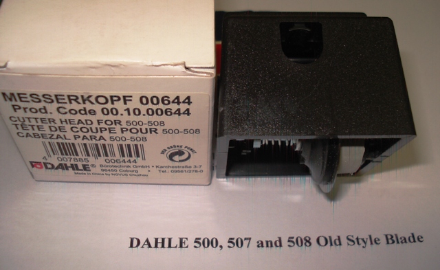 Dahle 507/508 Trimmer Spare Blade Cutter Head (Old Style)